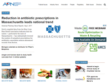 Tablet Screenshot of americanpharmacynews.com